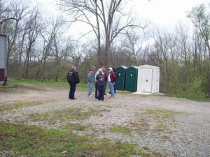 After a long run through the back roads of Indiana and probably too much coffee - this is a "stand in line" stop